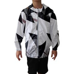 Natural Palm Plant Kids  Hooded Windbreaker