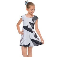 Natural Palm Plant Kids  Cap Sleeve Dress by Mariart