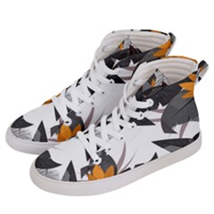 Natural Palm Plant Men s Hi-top Skate Sneakers by Mariart