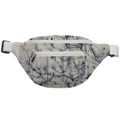 Black And White Botanical Motif Artwork 2 Fanny Pack