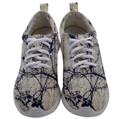 Black And White Botanical Motif Artwork 2 Mens Athletic Shoes by dflcprintsclothing