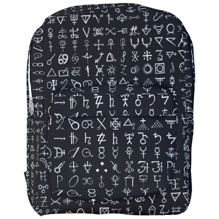 Alchemical Symbols - Collected Inverted Full Print Backpack