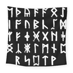 The Anglo Saxon Futhorc Collected Inverted Square Tapestry (large) by WetdryvacsLair