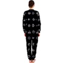 Electrical Symbols Callgraphy Short Run Inverted OnePiece Jumpsuit (Ladies)  View2