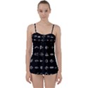 Electrical Symbols Callgraphy Short Run Inverted Babydoll Tankini Set View1