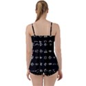 Electrical Symbols Callgraphy Short Run Inverted Babydoll Tankini Set View2