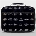 Electrical Symbols Callgraphy Short Run Inverted Full Print Lunch Bag View1