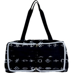 Electrical Symbols Callgraphy Short Run Inverted Multi Function Bag