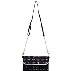 Electrical Symbols Callgraphy Short Run Inverted Mini Crossbody Handbag