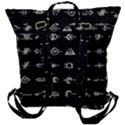 Electrical Symbols Callgraphy Short Run Inverted Buckle Up Backpack View3