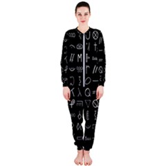 Hobo Signs Collected Inverted Onepiece Jumpsuit (ladies)  by WetdryvacsLair