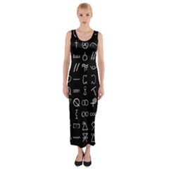 Hobo Signs Collected Inverted Fitted Maxi Dress by WetdryvacsLair