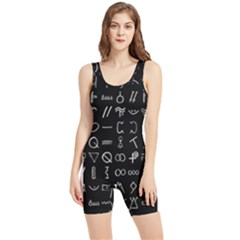 Hobo Signs Collected Inverted Women s Wrestling Singlet