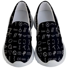 Hobo Signs Collected Inverted Kids Lightweight Slip Ons