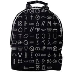 Hobo Signs Collected Inverted Mini Full Print Backpack by WetdryvacsLair