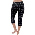 Hobo Signs Collected Inverted Lightweight Velour Capri Yoga Leggings View4