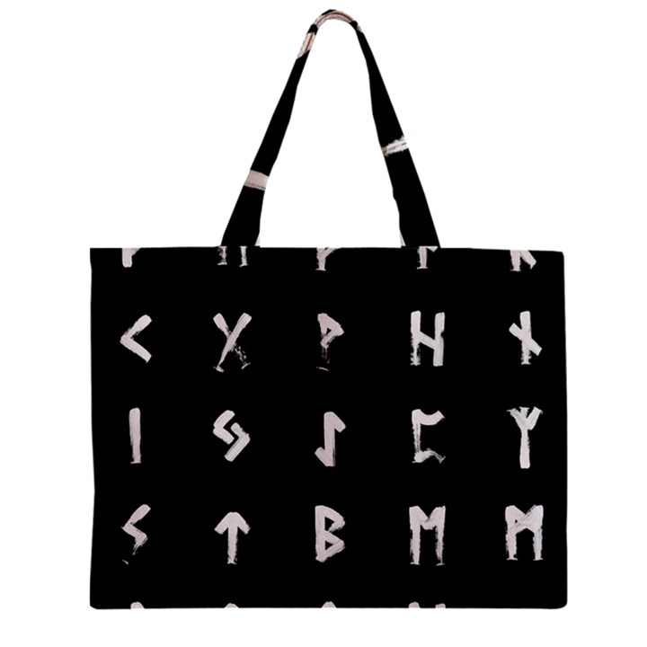 Elder Futhark Rune Set Collected Inverted Zipper Mini Tote Bag