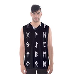 Elder Futhark Rune Set Collected Inverted Men s Basketball Tank Top