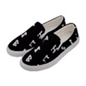 Elder Futhark Rune Set Collected Inverted Women s Canvas Slip Ons View2