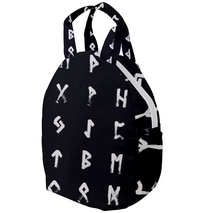 Elder Futhark Rune Set Collected Inverted Travel Backpacks