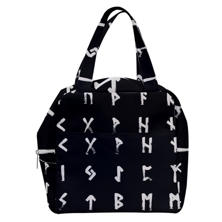 Elder Futhark Rune Set Collected Inverted Boxy Hand Bag