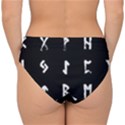 Elder Futhark Rune Set Collected Inverted Double Strap Halter Bikini Bottom View2