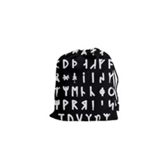 Complete Dalecarlian Rune Set Inverted Drawstring Pouch (xs)