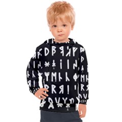 Complete Dalecarlian Rune Set Inverted Kids  Hooded Pullover by WetdryvacsLair