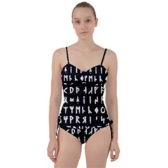 Complete Dalecarlian Rune Set Inverted Sweetheart Tankini Set by WetdryvacsLair