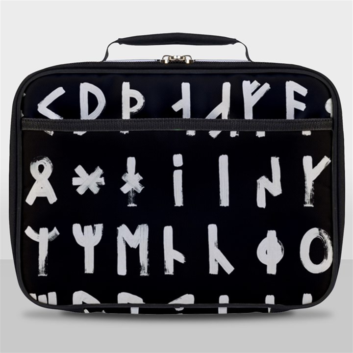 Complete Dalecarlian Rune Set Inverted Full Print Lunch Bag