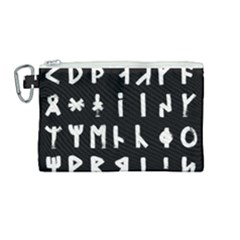 Complete Dalecarlian Rune Set Inverted Canvas Cosmetic Bag (medium) by WetdryvacsLair