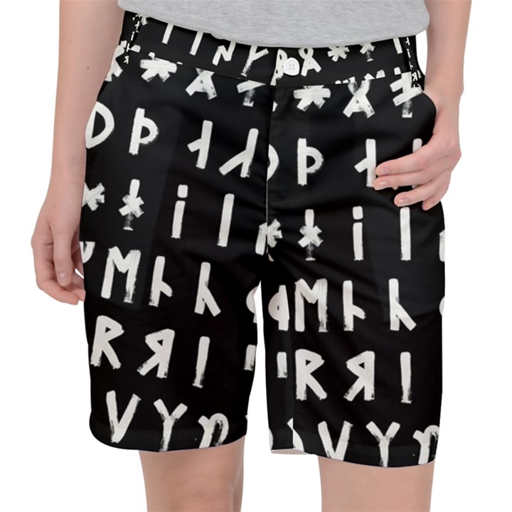 Complete Dalecarlian Rune Set Inverted Pocket Shorts