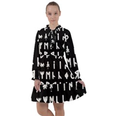 Complete Dalecarlian Rune Set Inverted All Frills Chiffon Dress by WetdryvacsLair