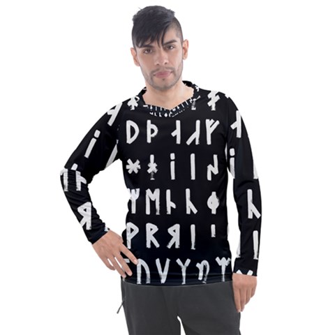 Complete Dalecarlian Rune Set Inverted Men s Pique Long Sleeve Tee by WetdryvacsLair