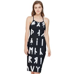 Complete Dalecarlian Rune Set Inverted Bodycon Cross Back Summer Dress