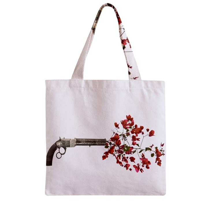 Love Concept Collage Artwork Zipper Grocery Tote Bag