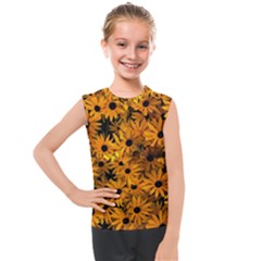 Rudbeckias  Kids  Mesh Tank Top by Sobalvarro