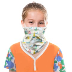 Ships Pattern Love Face Covering Bandana (kids)