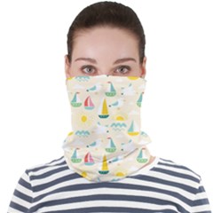 Ships Pattern Love Face Seamless Bandana (adult)