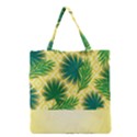 Yellow Tropical Pattern Grocery Tote Bag View1