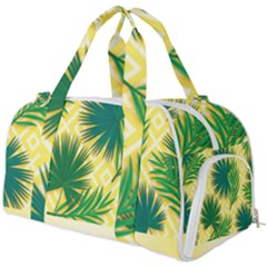 Yellow Tropical Pattern Burner Gym Duffel Bag