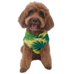 Yellow Tropical Pattern Dog Sweater