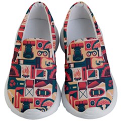 Guitar And Trip Kids Lightweight Slip Ons