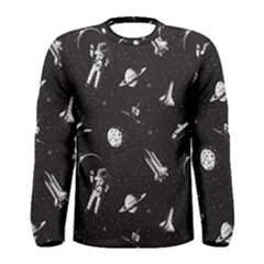 Space Love Men s Long Sleeve Tee by designsbymallika