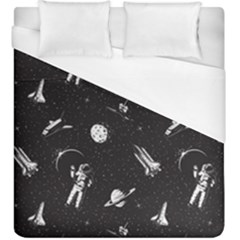 Space Love Duvet Cover (king Size) by designsbymallika