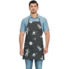 Space Love Kitchen Apron by designsbymallika