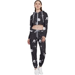 Space Love Cropped Zip Up Lounge Set