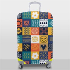 Tribal Love Pattern Luggage Cover (medium)