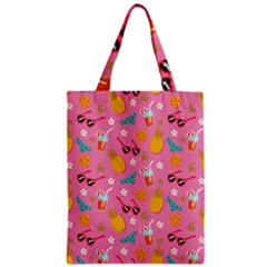 Beach Love Zipper Classic Tote Bag by designsbymallika