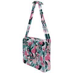 Beautiful Flamingo Pattern Cross Body Office Bag by designsbymallika